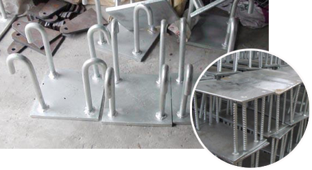 預(yù)埋板，地腳螺栓